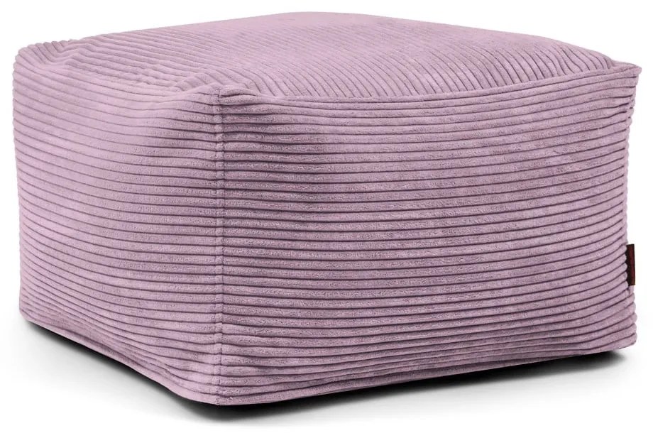 Fioletowy sztruksowy worek do siedzenia Softbox MooG – SLOWDOWN