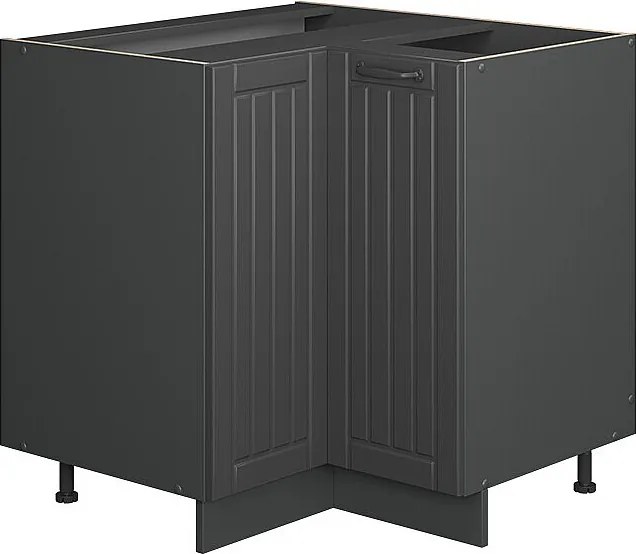 Szafka narożna ciemnoszary 80.5x51.6x82 fame-line