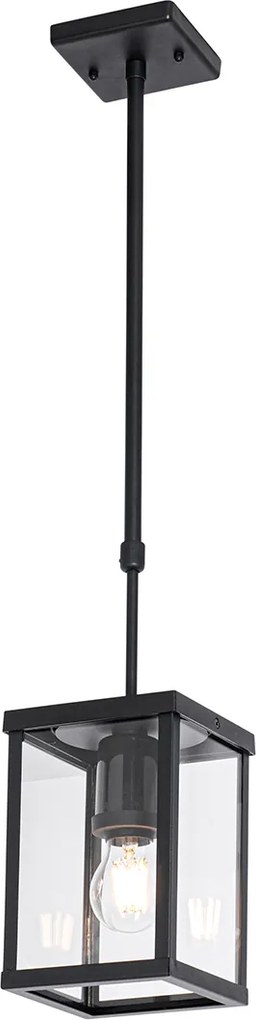 Industrialna lampa wisząca zewnętrzna czarna IP44 - Charlois