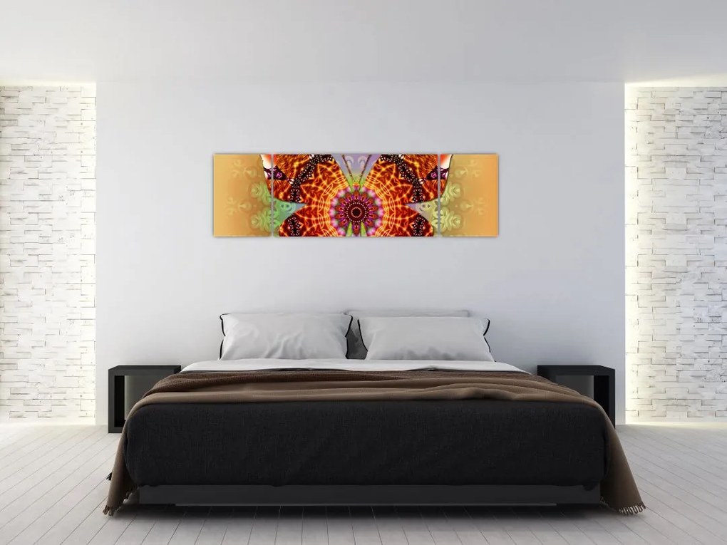 Obraz - Etno motyl (170x50 cm)