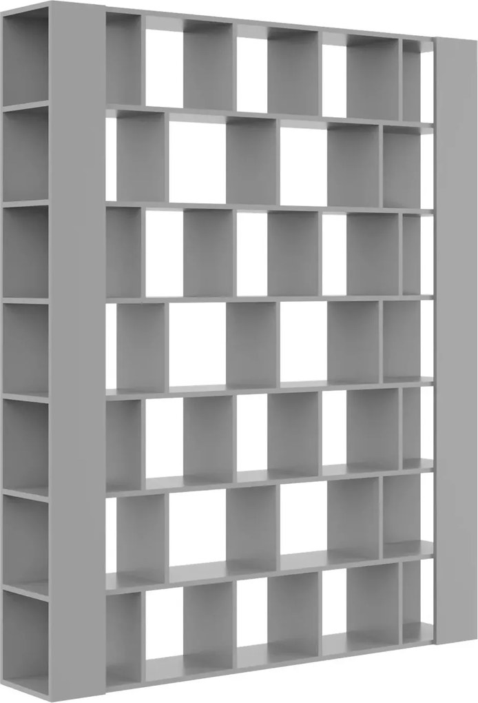 Szary nowoczesny regał biblioteczka na książki S9-N41