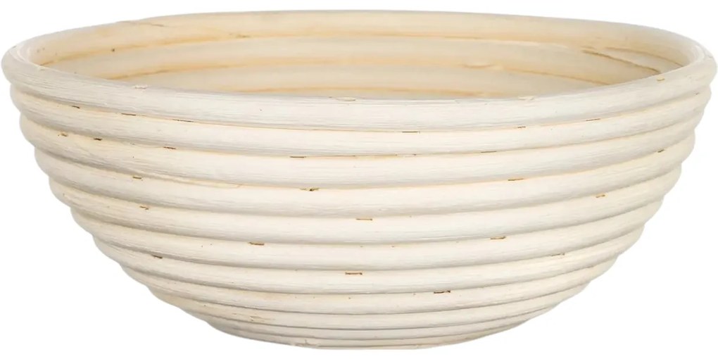 Banquet Okrągła patelnia do chleba naturalna,średnica 21 x wys. 7,5 cm, kwiatek