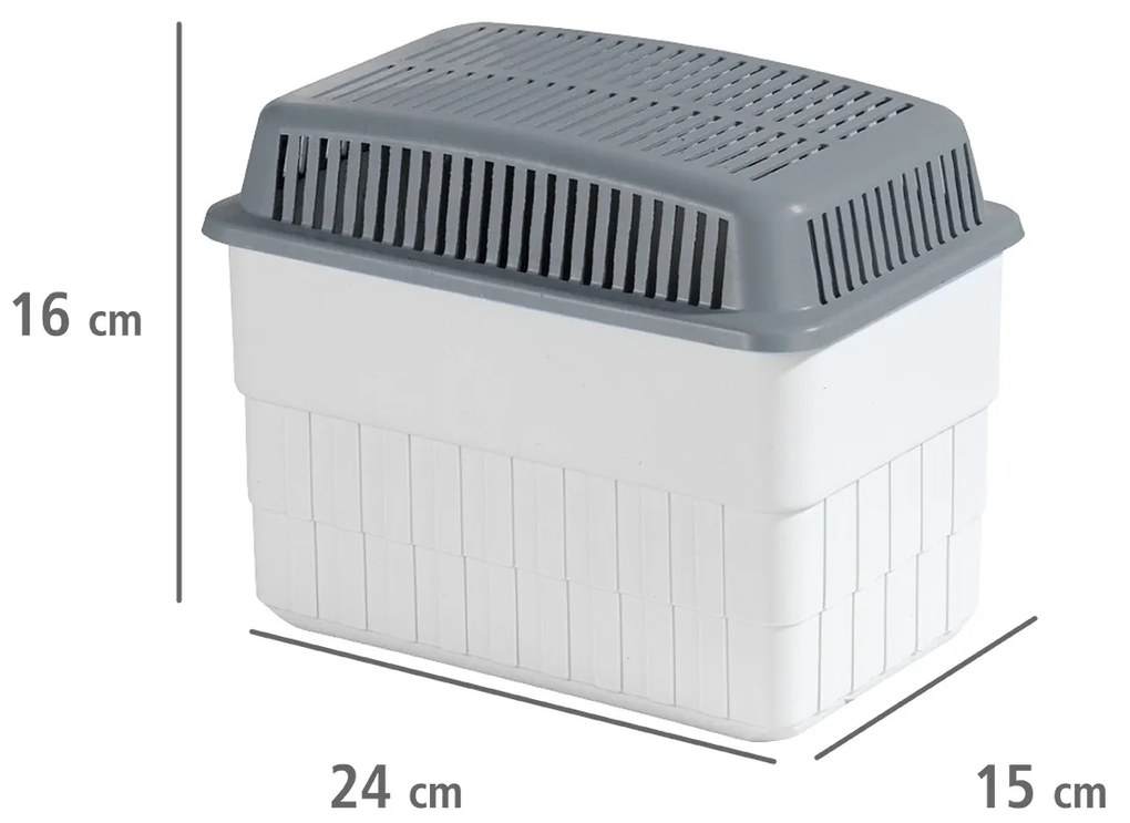 Duży pochłaniacz wilgoci z zapasowym wkładem, 2 x 1 kg