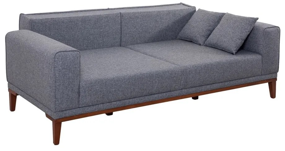 Ciemnoszara rozkładana sofa 223 cm Liones – Artie