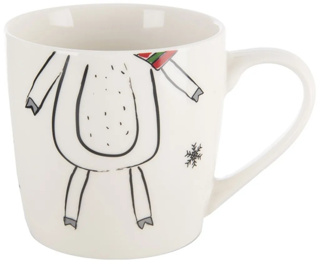 Orion Porcelanowy kubek z miseczką Sob, 0,35 l