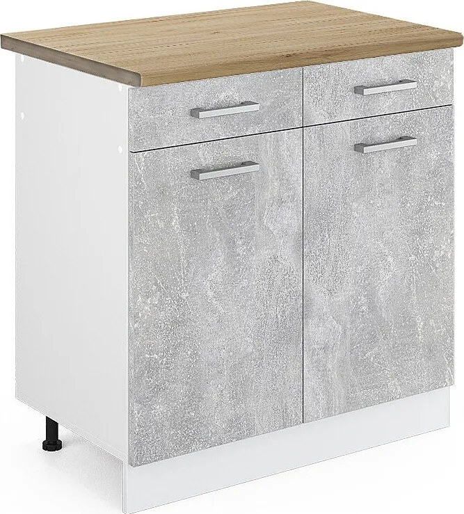Szafka dolna do kuchni beton 80x60x81.6 r-line