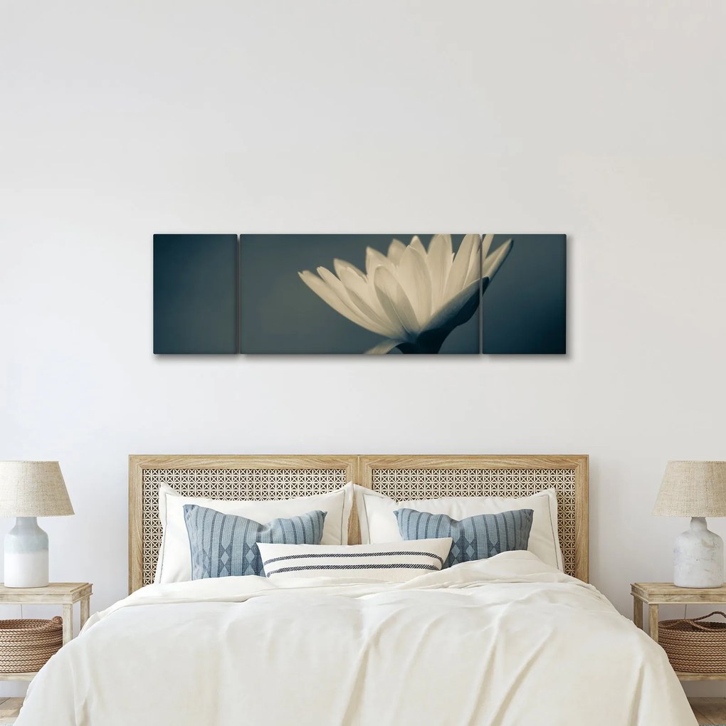 Obraz kwiatu (170x50 cm)