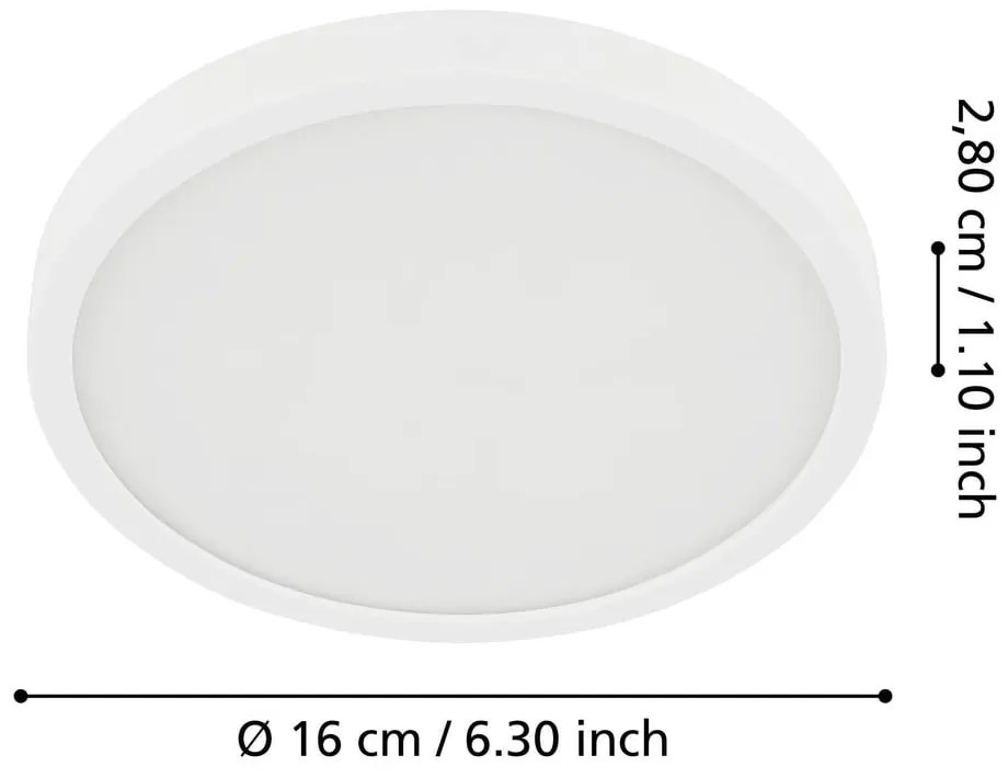 Biała lampa sufitowa LED FUEVA 5 – EGLO