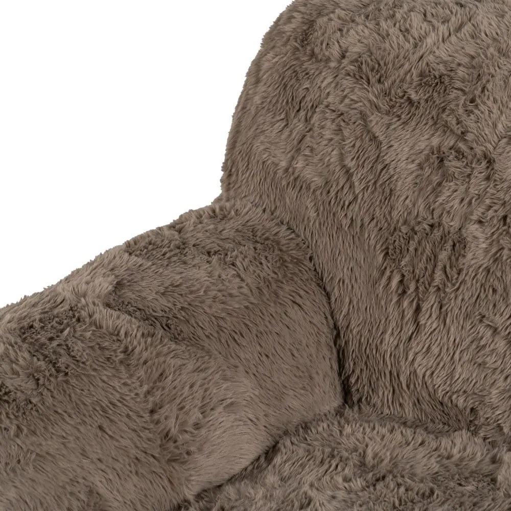 Brązowy fotel Teddy – Ixia