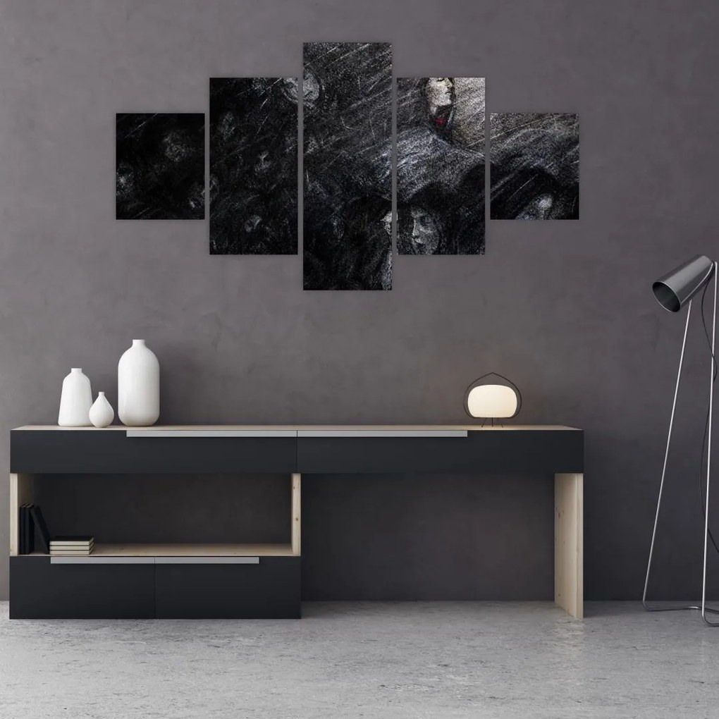 Obraz - Smutek i wyrzeczenie (125x70 cm)