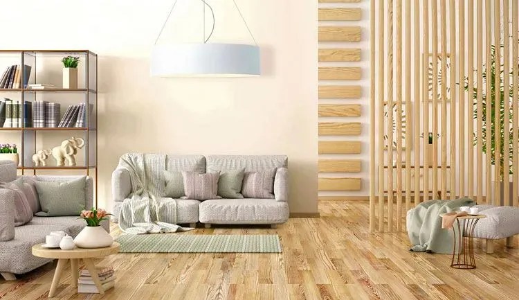 Lampa wisząca z dużym abażurem 80 cm - B4-A02