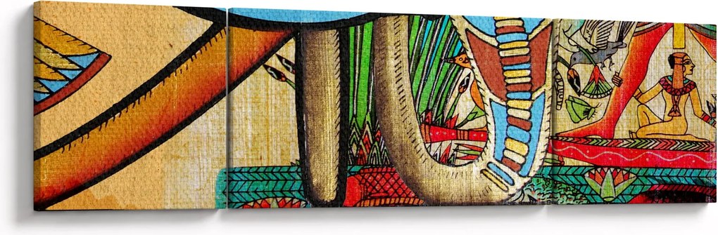Obraz motywami egipskimi (170x50 cm)