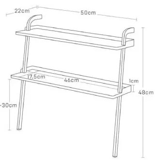 Czarna metalowa dziecięca szafka na buty Tower – YAMAZAKI