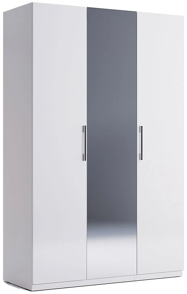 3-drzwiowa uchylna szafa biały połysk E3-H17