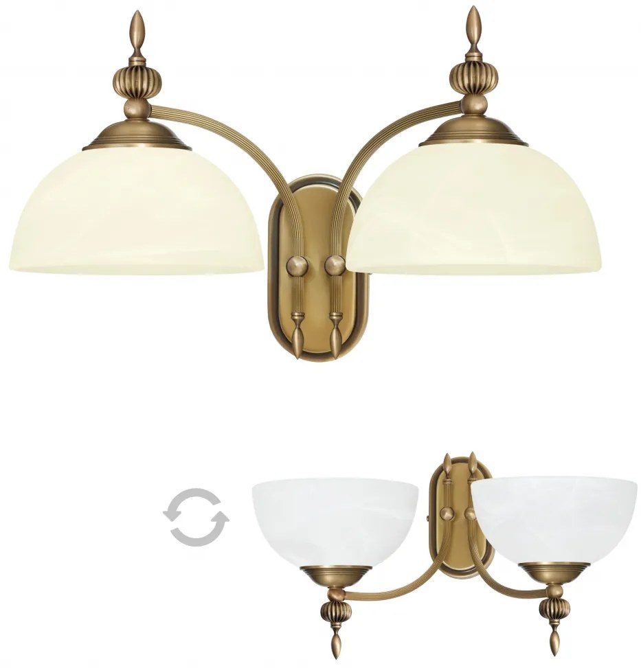 Kinkiet mosiężny H-K2