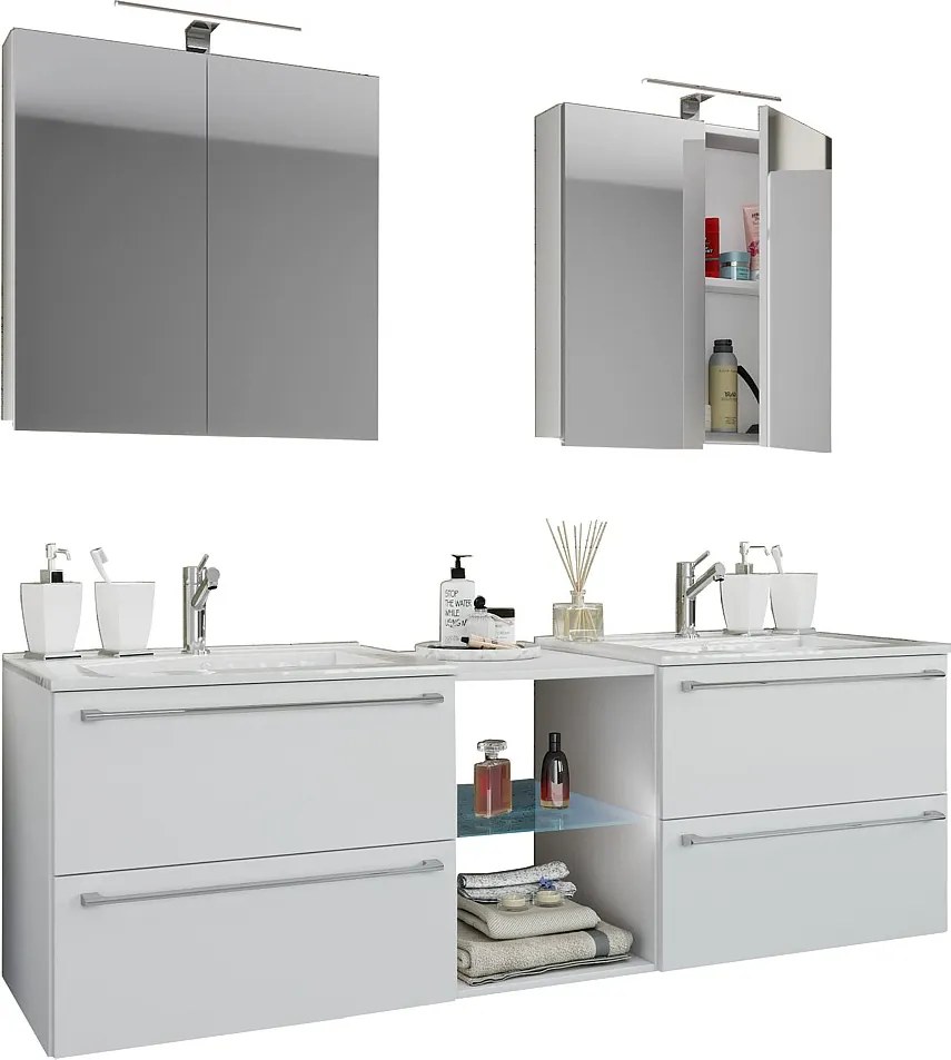 Umywalka 3-częściowa Badinos XXL