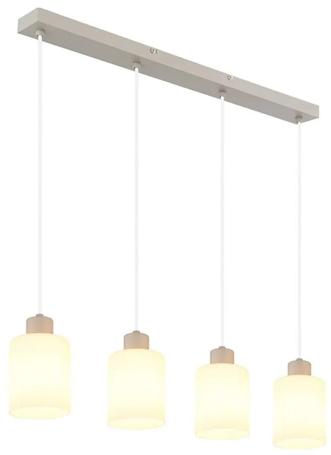 Globo 54114-4H - Żyrandol na linkach TRENT 4xE27/40W/230V