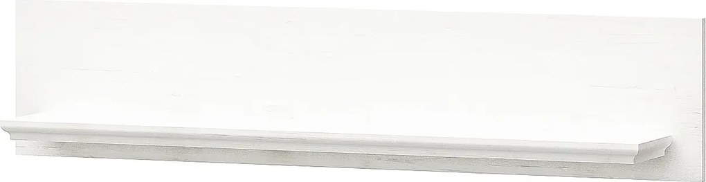 Biała minimalistyczna półka ścienna K1-N59