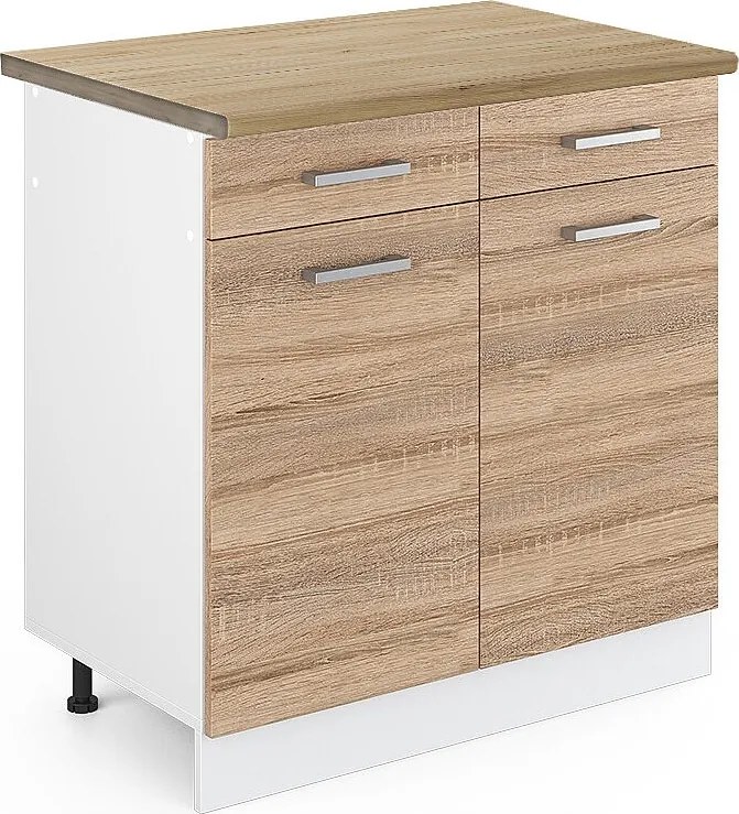 Szafka dolna do kuchni sonoma 80x60x81.6 r-line