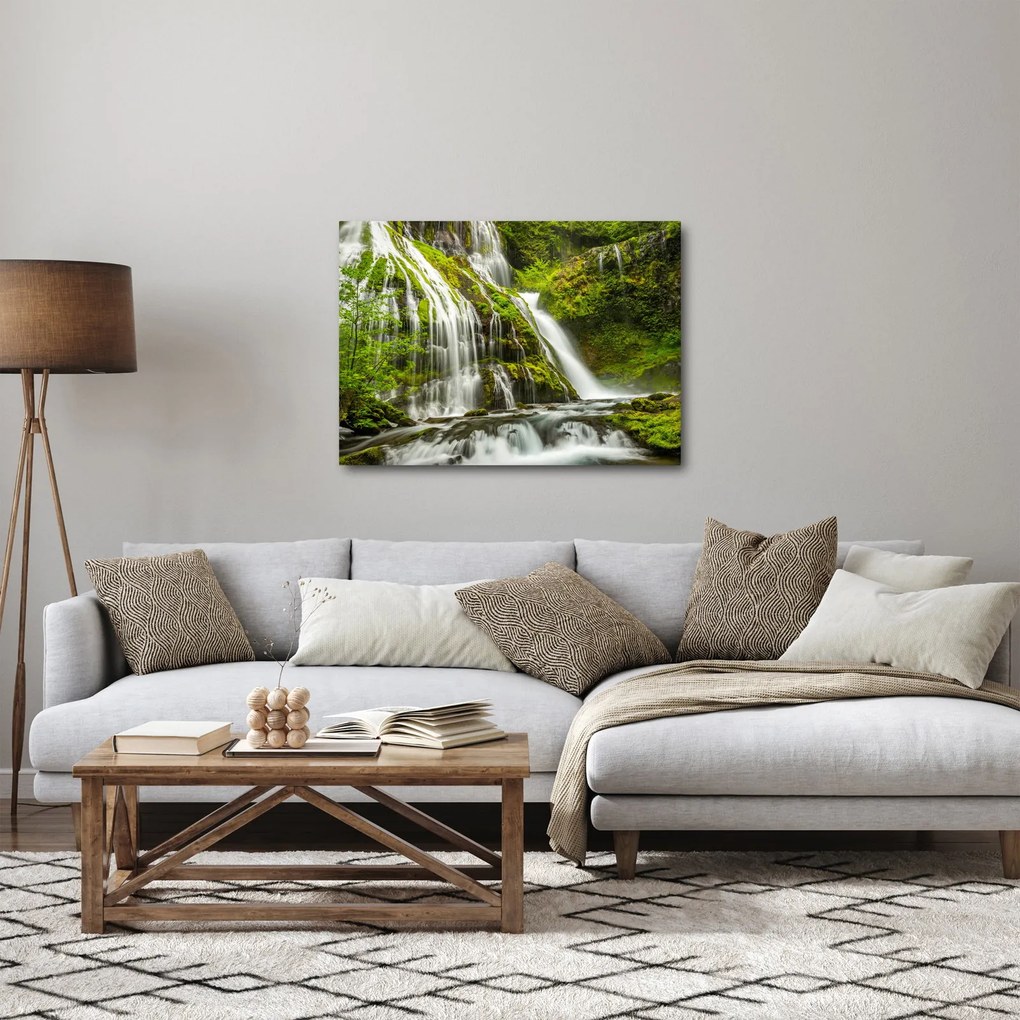 Obraz - Wodospad, Wind River Valley (70x50 cm)