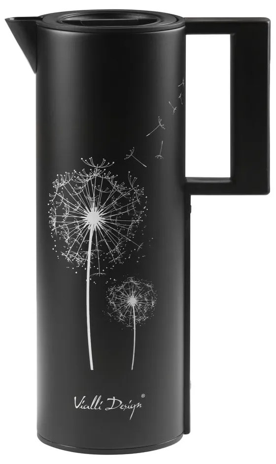 Czarny termos 1 l Corto – Vialli Design