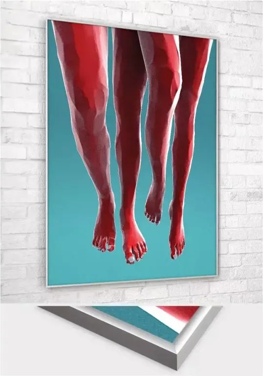 Grafika matowa Paradox w aluminiowej oprawie