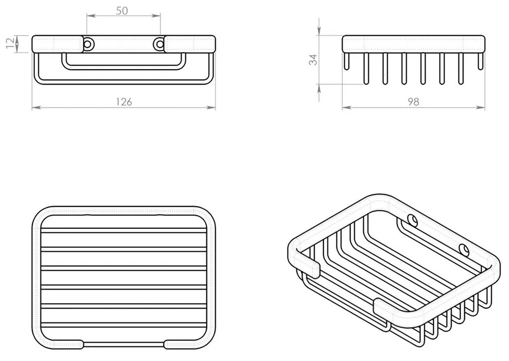 GEDY 2411 Smart mydelniczka, chrom