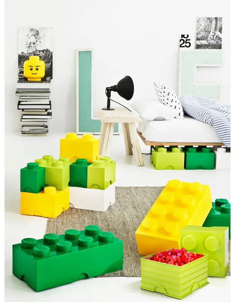 Biały kwadratowy pojemnik LEGO®