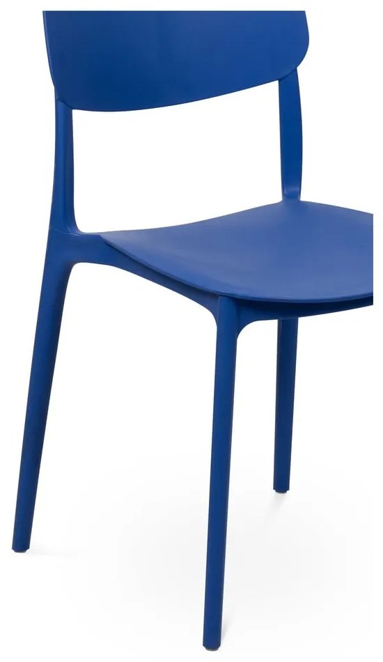 Niebieskie plastikowe krzesło ogrodowe Hébé – Bonami Essentials