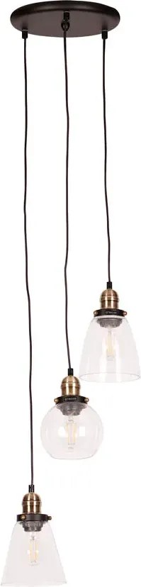 Nowoczesna lampa wisząca z 3 zwisami - 3X S610 B5-W37