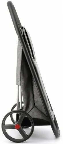 Rolser Torba na kółkach Com Tweed 8 Black Tube,szara