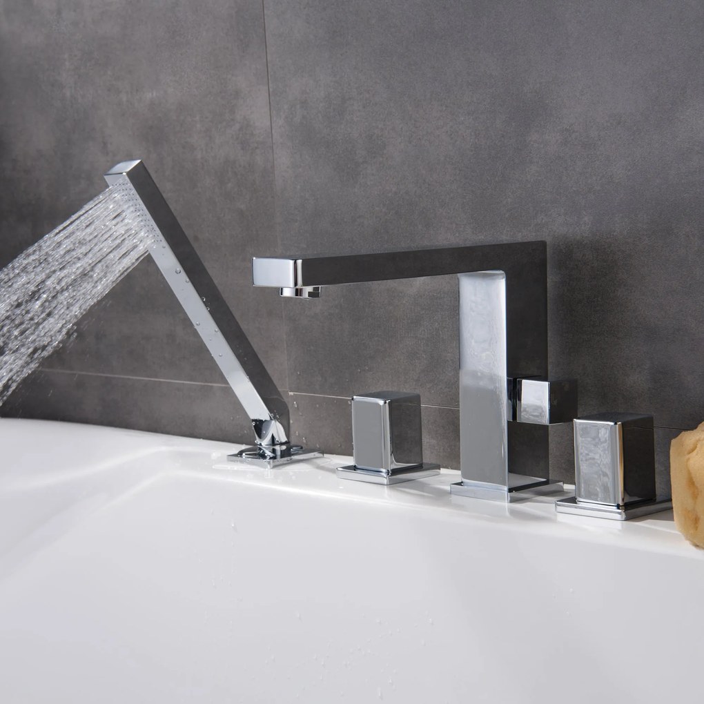 Bateria wannowa 6081C chrom