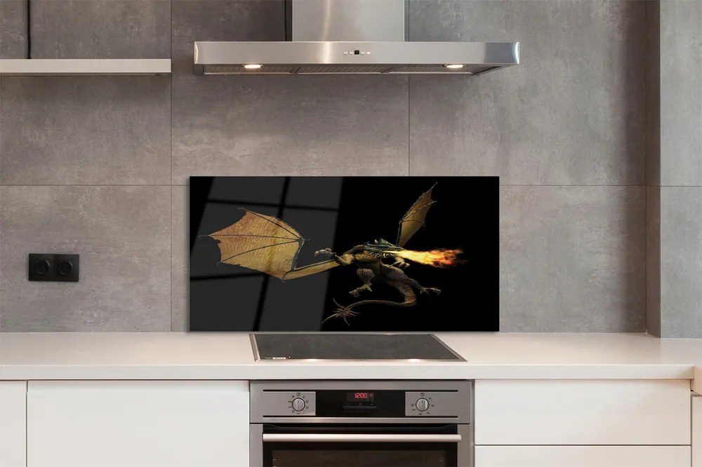 Panel Kuchenny Szklany Atak Ziejącego Smoka