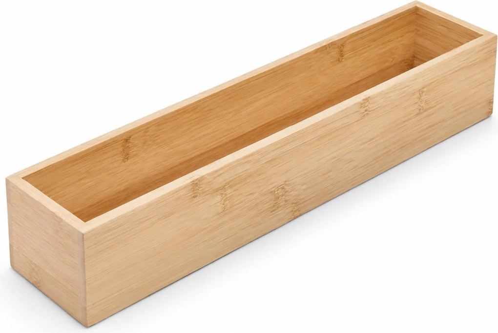 Organizer biurkowy bambusowy, 38 x 8 x 7 cm