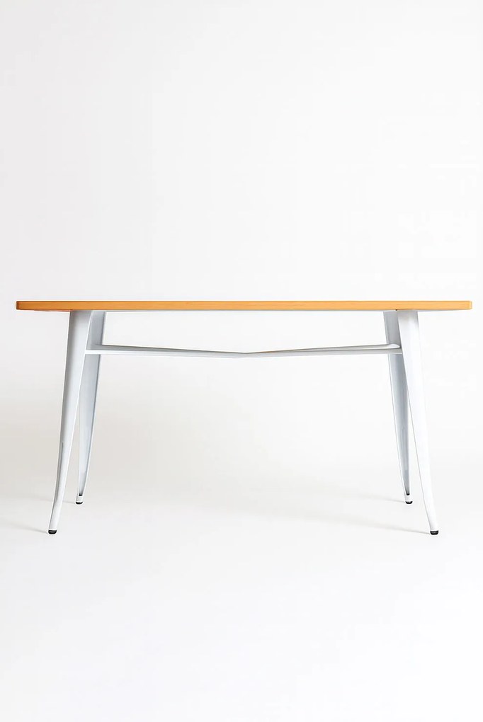 Prostoktny stó z naturalnego drewna Torix 120 x 60 cm