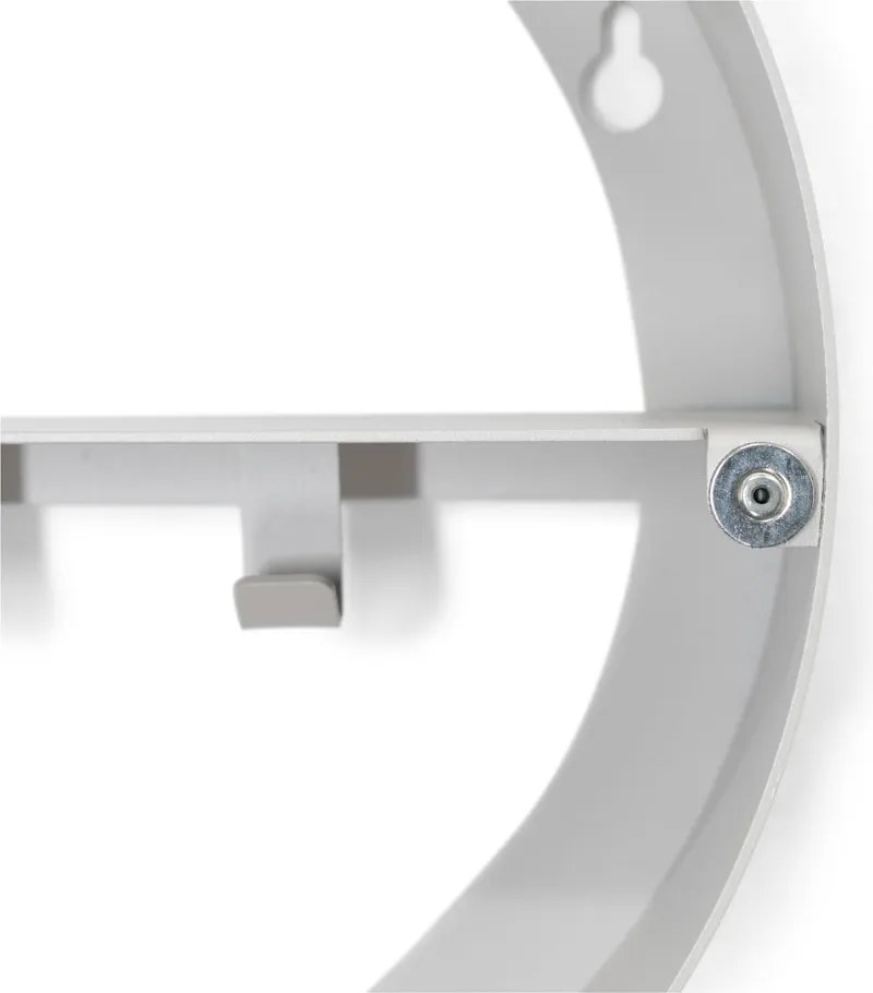 Szarobrązowa metalowa wisząca/z lustrem szafka łazienkowa 35x35 cm Sonnet – Spinder Design