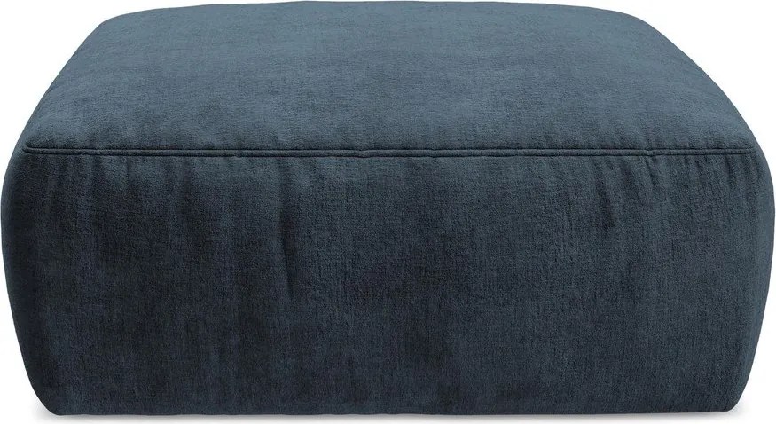 Ciemnoniebieski podnóżek z tkaniny szenilowej Kuki – Makamii