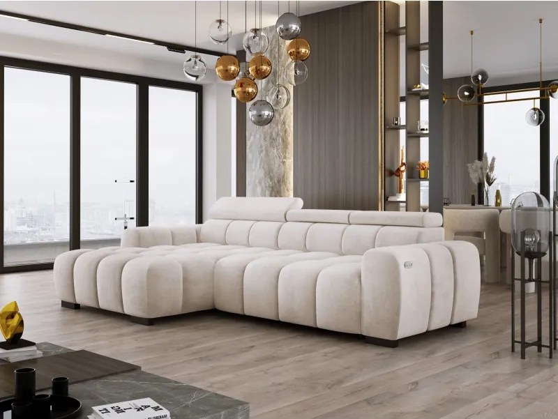 Narożnik OMBO S MINI Lewostronny z Elektryczną Regulacją SALVADOR 01