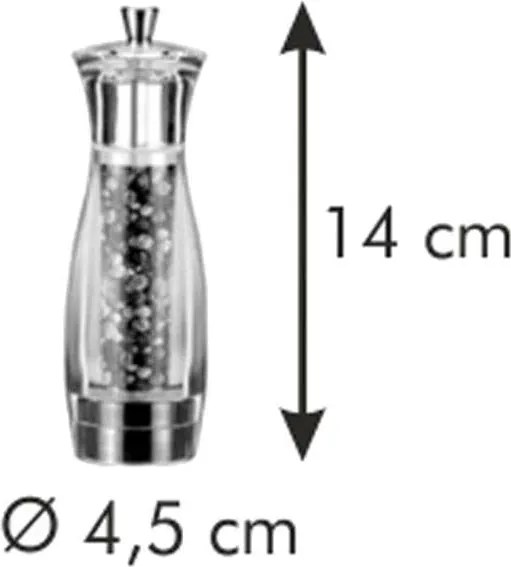 Tescoma Virgo młynek do pieprzu 14 cm, 14 cm