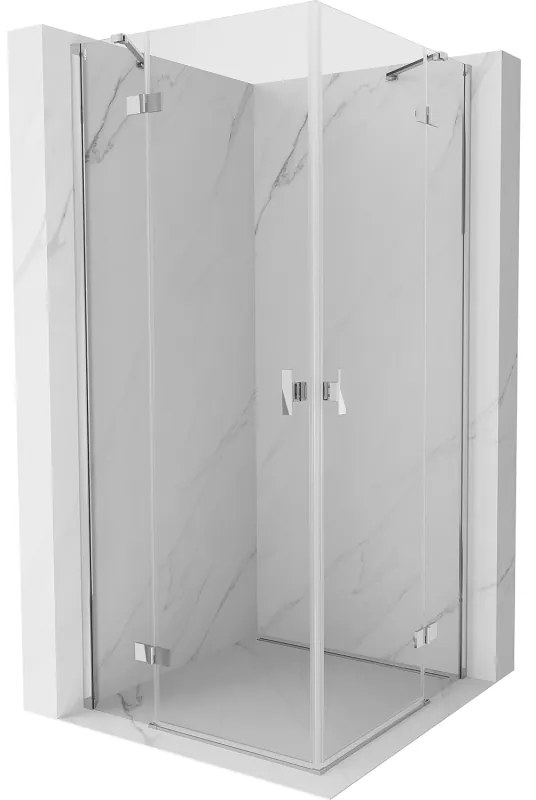 Mexen Mist-H Duo kabina prysznicowa uchylna 115 x 115 cm, transparent, chrom - 8A5-115L-115P-01-00