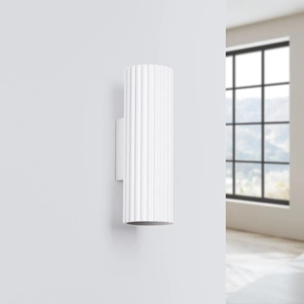 Biały kinkiet Gleam – Sollux