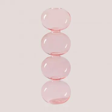 Wazon Ze Szkła Nonza Design Neon Pink - Sklum