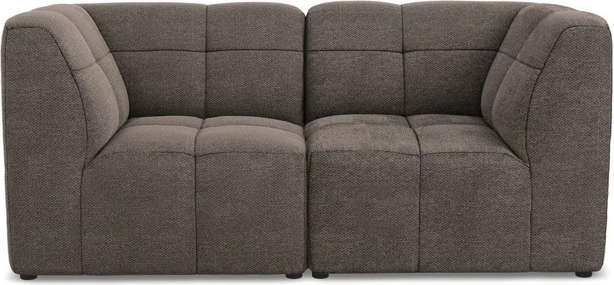 Brązowa sofa z materiału bouclé 180 cm Aloha – Makamii