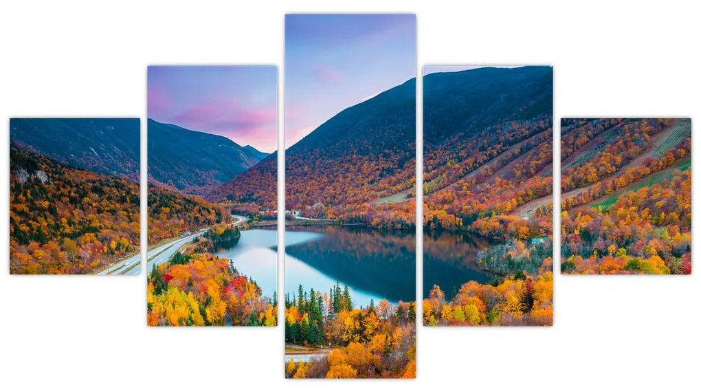 Obraz - White Mountain, New Hampshire, USA (125x70 cm)