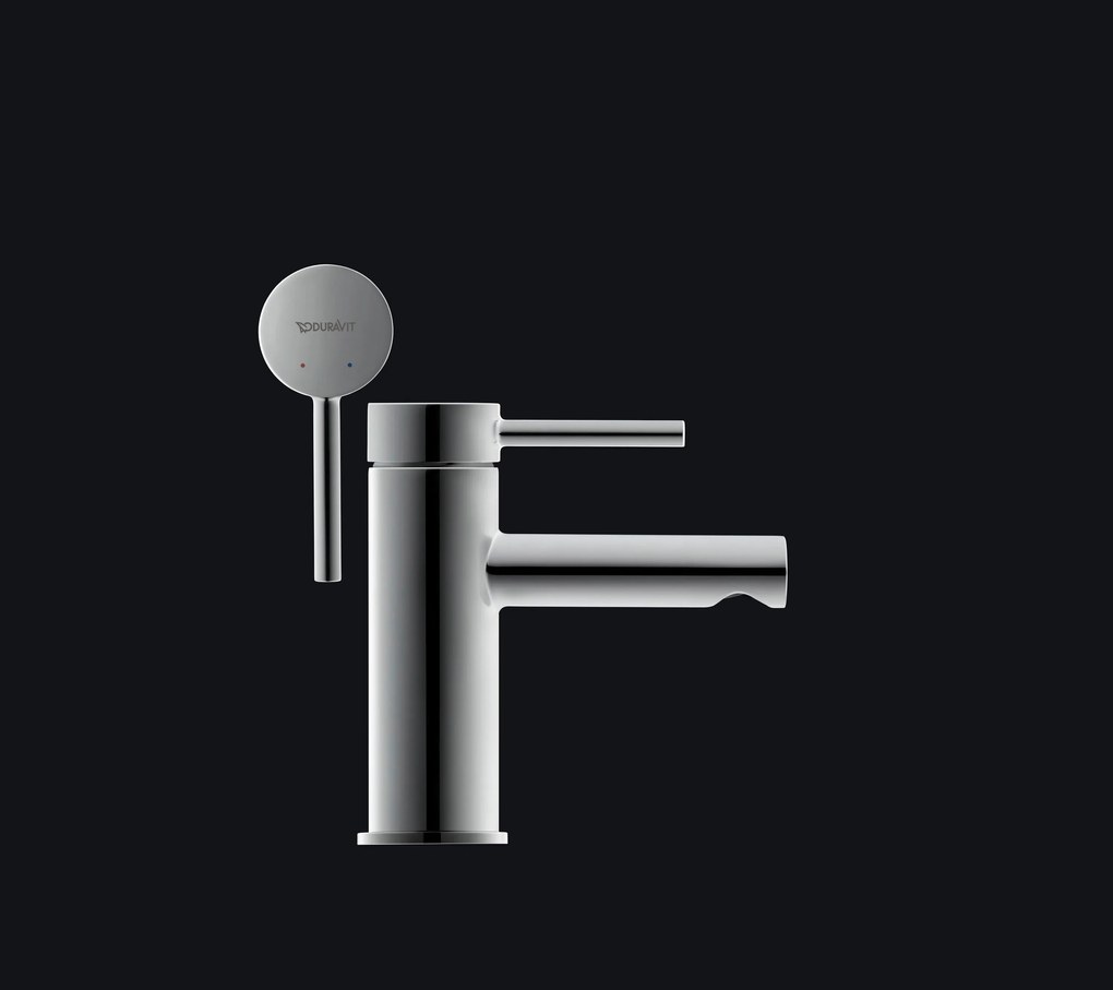 Duravit Circle jednouchwytowa bateria umywalkowa SChrom - Funkcja AirPlus i EasyClean