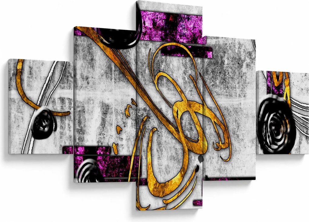 Obraz abstrakcji (125x70 cm)