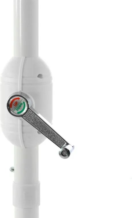 Półokrągły balkonowy parasol przeciwsłoneczny 2,7 m