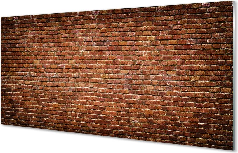Szklany Panel Klasyczna Struktura Cegły