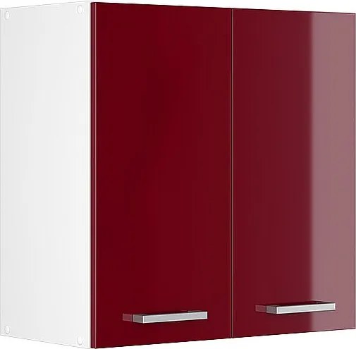 Szafka ścienna czerwony połysk 60x31x60 r-line