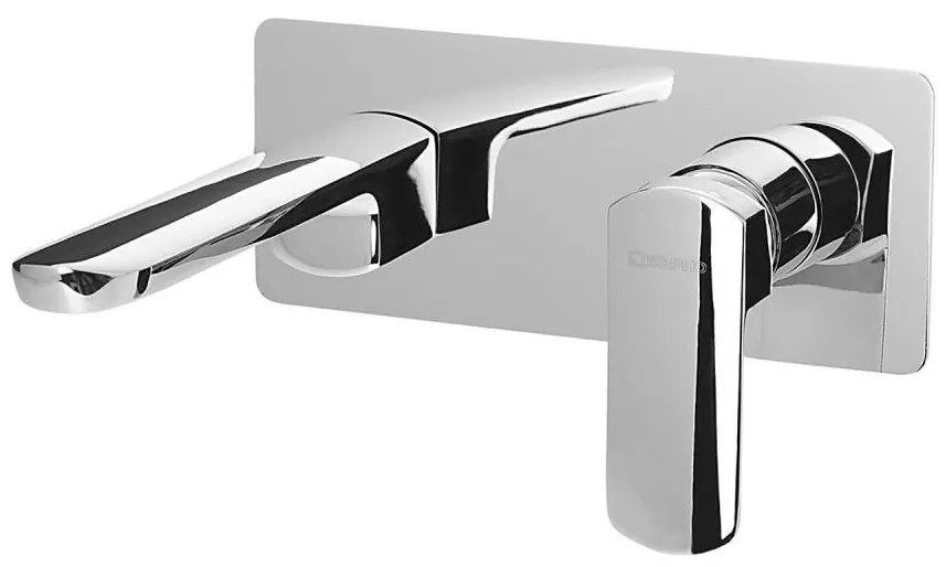 Sapho - Bateria umywalkowa podtynkowa MIXONA 9x19,6 cm błyszczący chrom